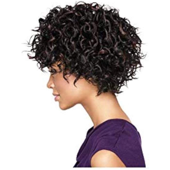 DILLARDS African Fluffy Short Curly Wig For Women - Image 3